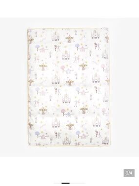 Gooselings Baby Duvet Cover Pink & White